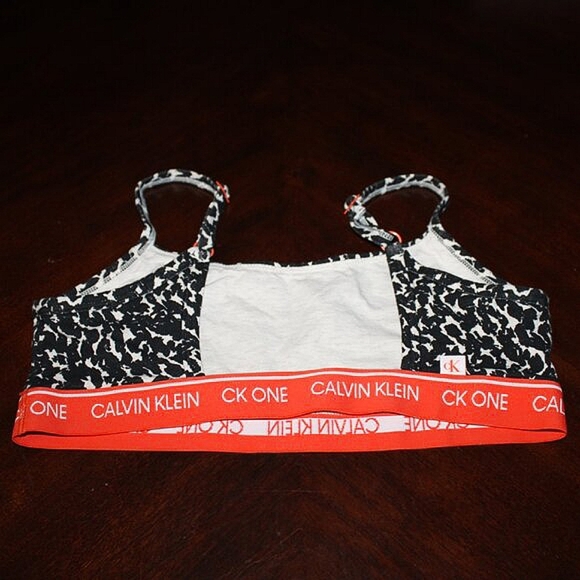 Calvin Klein CK One Leopard Print Bralette - Size M - Picture 4 of 7